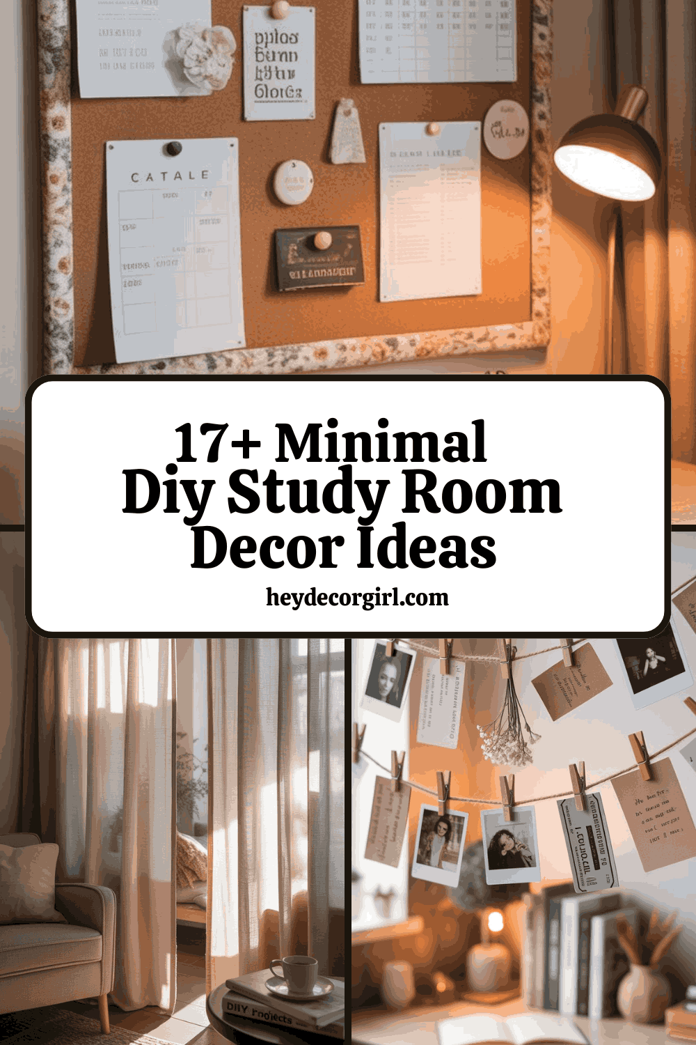 17+ Minimal Diy Study Room Decor Ideas - Hey Decor Girl [Latest ...