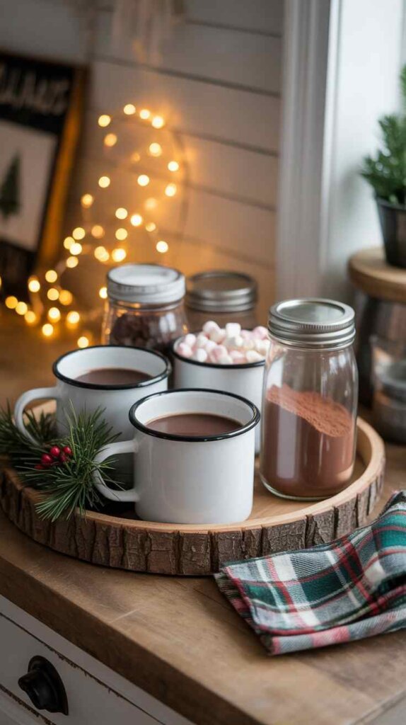 Farmhouse Hot Cocoa Station