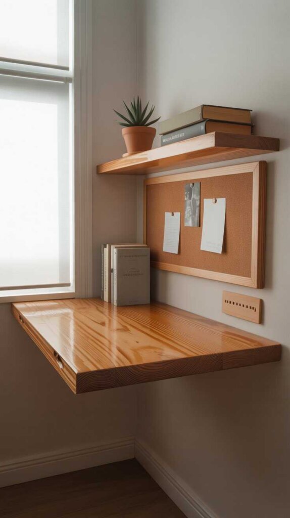 Floating Wall-Mounted Desk