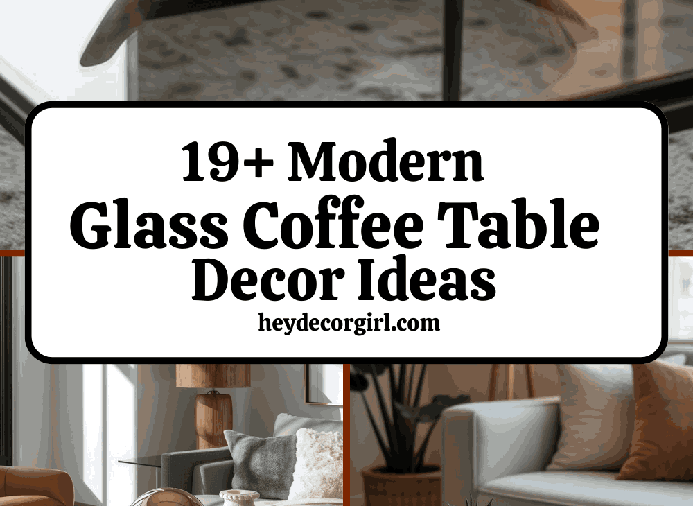 Glass Coffee Table Decor Ideas