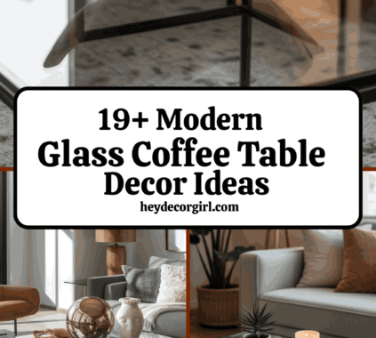 Glass Coffee Table Decor Ideas