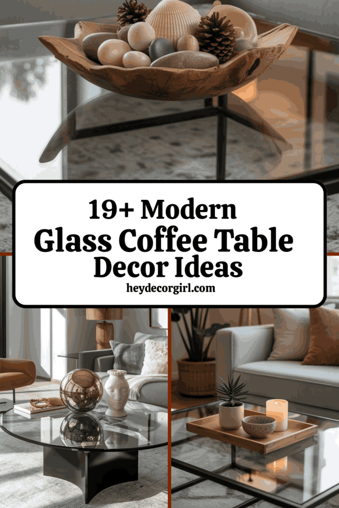 Glass Coffee Table Decor Ideas