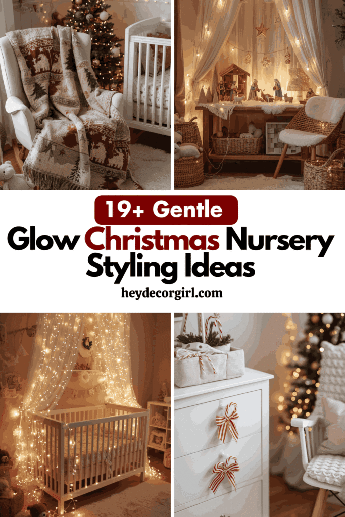 Glow Christmas Nursery Styling Ideas