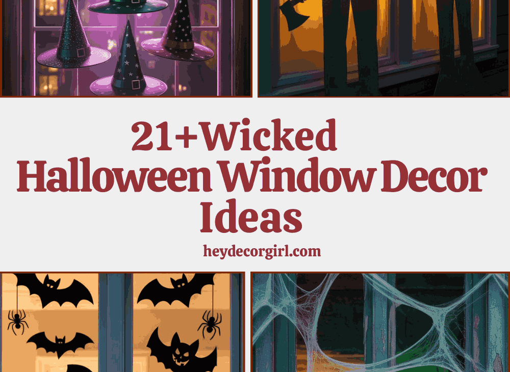 Halloween Window Decor Ideas