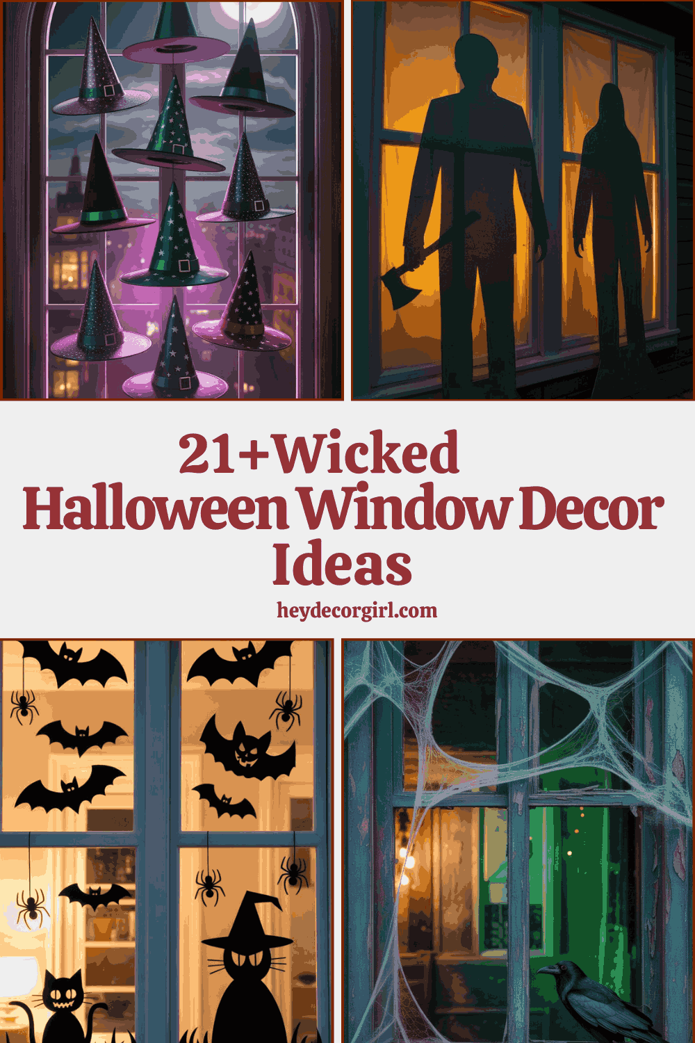 Halloween Window Decor Ideas