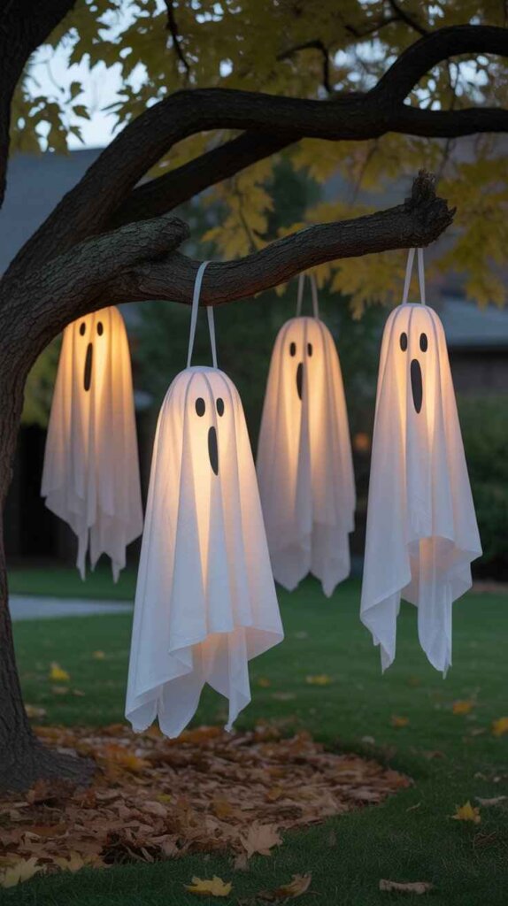 Hanging Ghost Lanterns