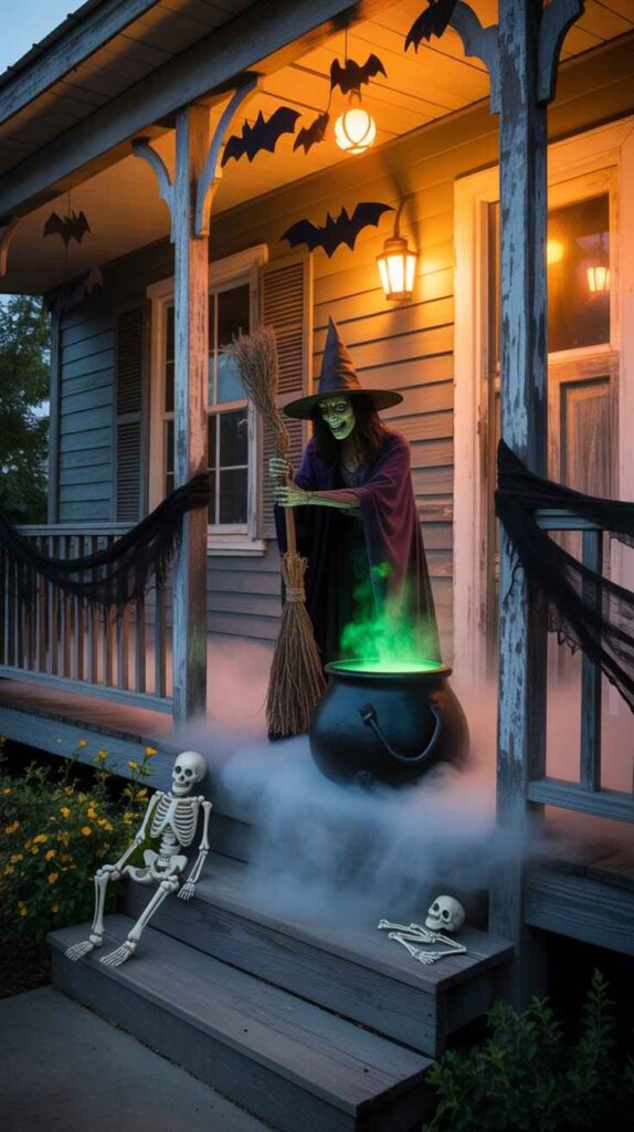 Haunted Porch Setup