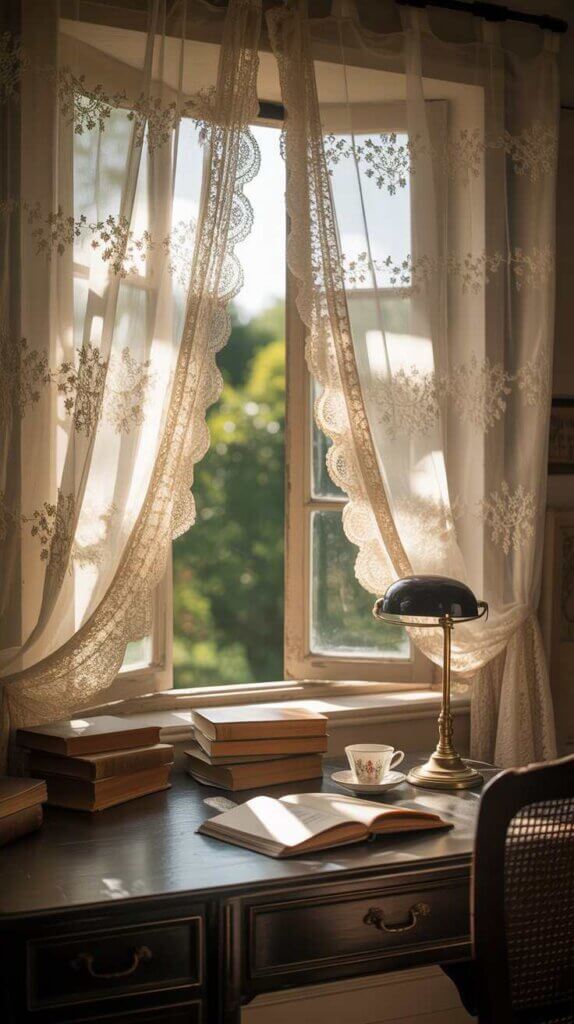 Lace Curtains for Softness