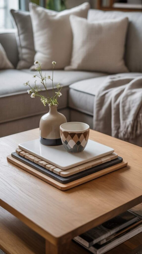 Layered Coasters