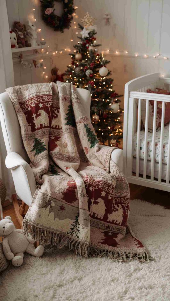 Soft Christmas-Themed Blankets
