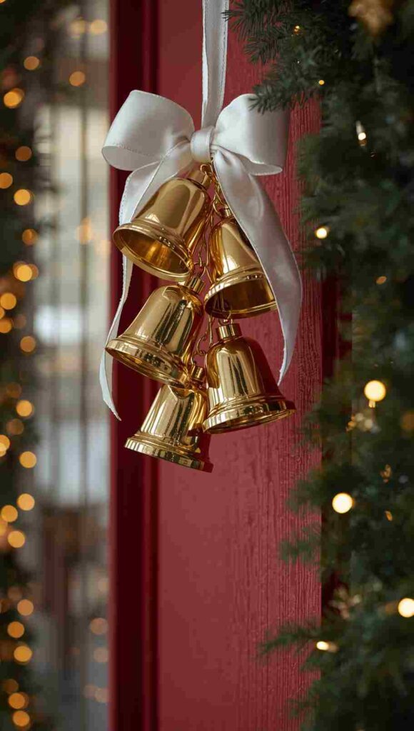Golden Bells on the Front Door