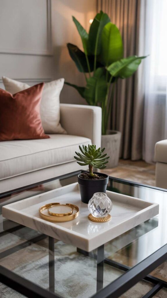 Marble Tray for Luxe Touch