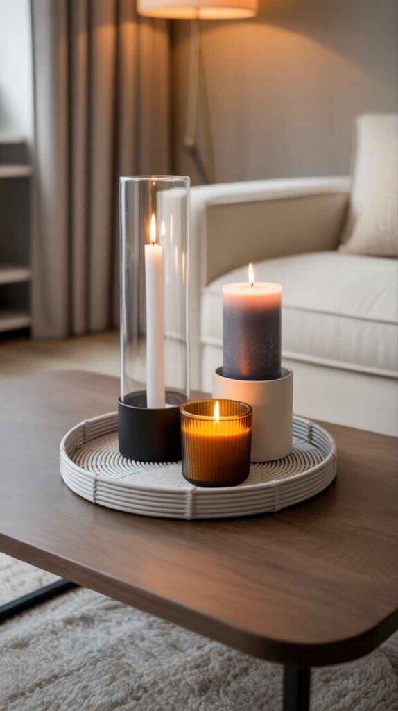 Minimalist Candle Setup