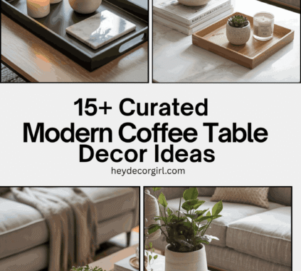 Modern Coffee Table Decor Ideas