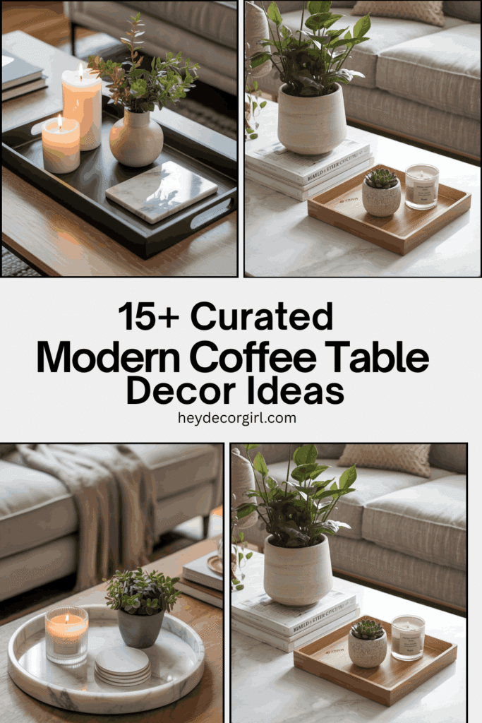 Modern Coffee Table Decor Ideas