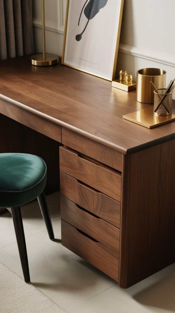 Modern Walnut Desk