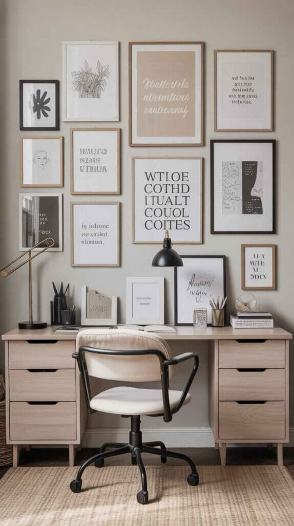 Neutral Gallery Wall