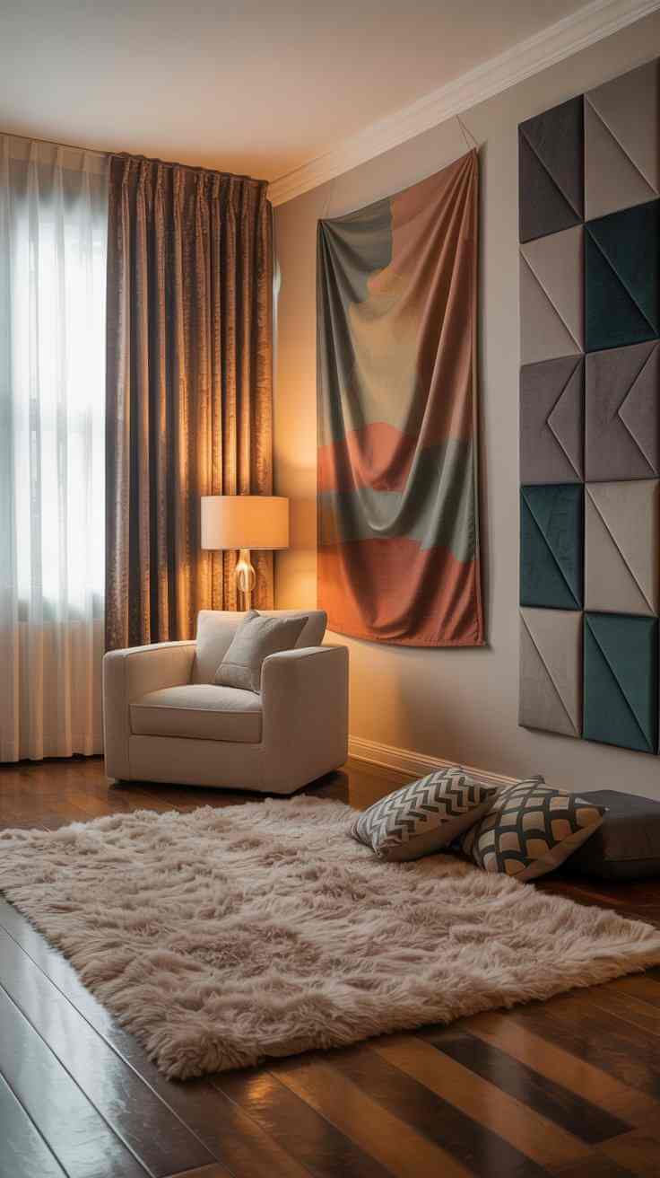 Noise-Friendly Decor