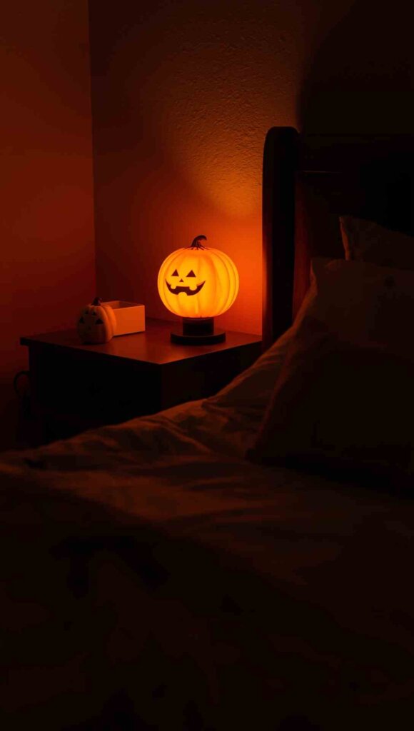 Pumpkin Bedside Lamps