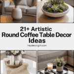 Round Coffee Table Decor Ideas