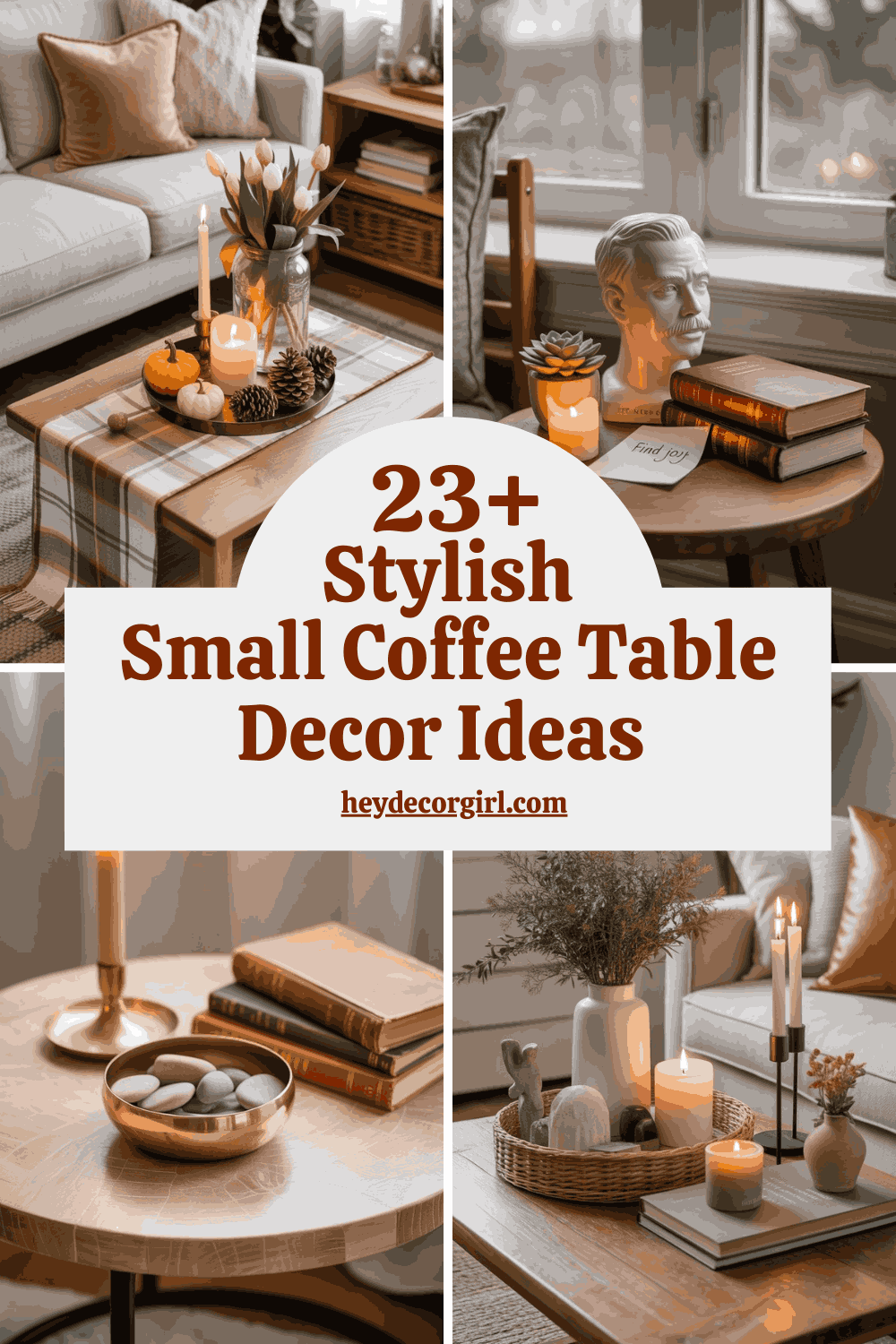Small Coffee Table Decor Ideas