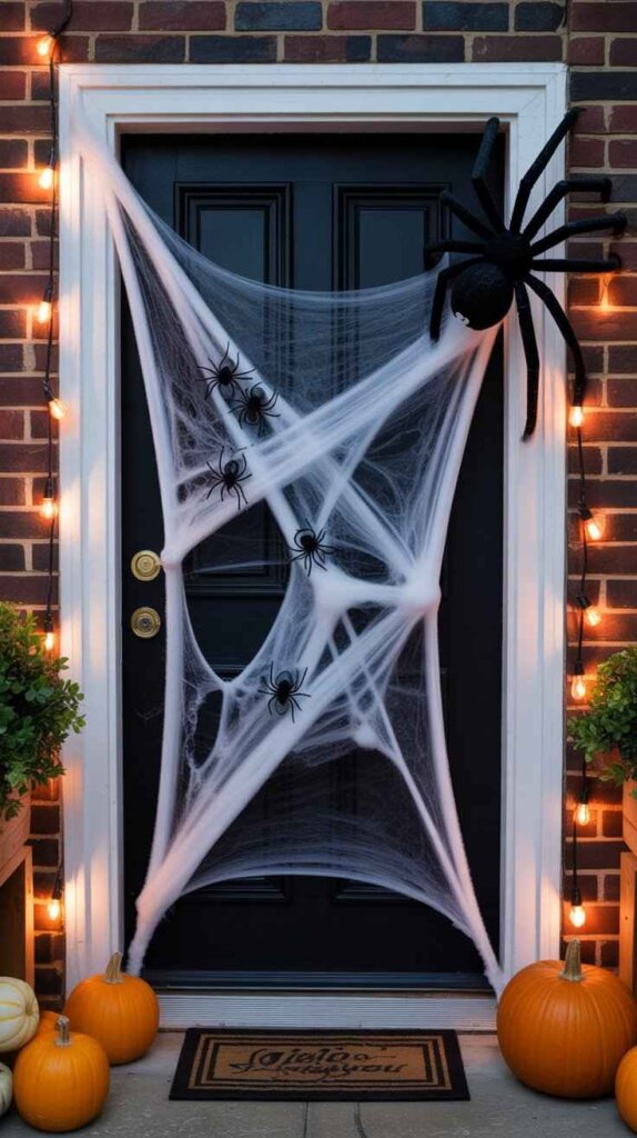 Spider Web Door Cover