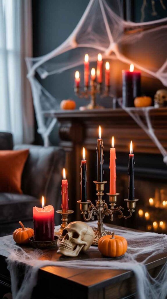 Spooky Candle Corners