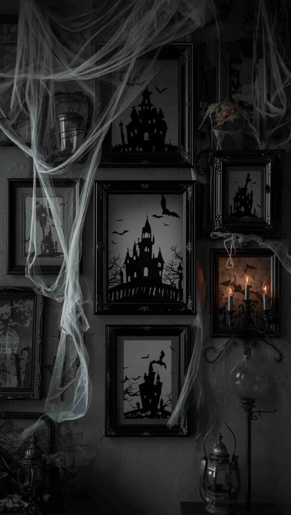 Spooky Gallery Wall