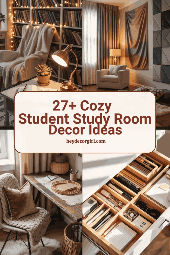Student Study Room Decor Ideas