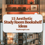Study Room Bookshelf Ideas