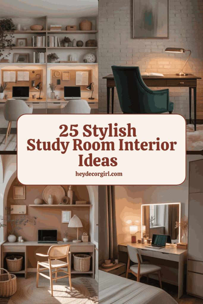 Study Room Interior Ideas