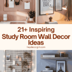 Study Room Wall Decor Ideas