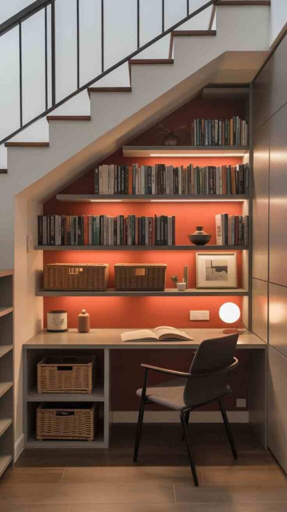 Under-the-Stairs Shelf