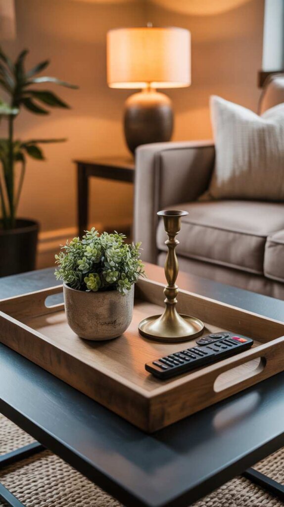 Vintage-Inspired Wooden Tray