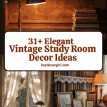 Vintage Study Room Decor Ideas
