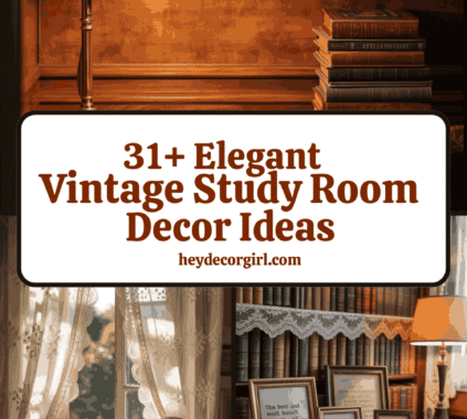 Vintage Study Room Decor Ideas