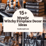 Witchy Fireplace Decor Ideas