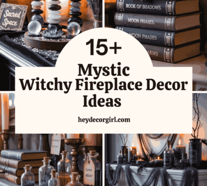 Witchy Fireplace Decor Ideas