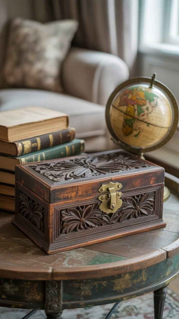 Wooden Box of Treasures