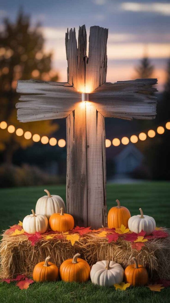 Wooden Welcome Cross