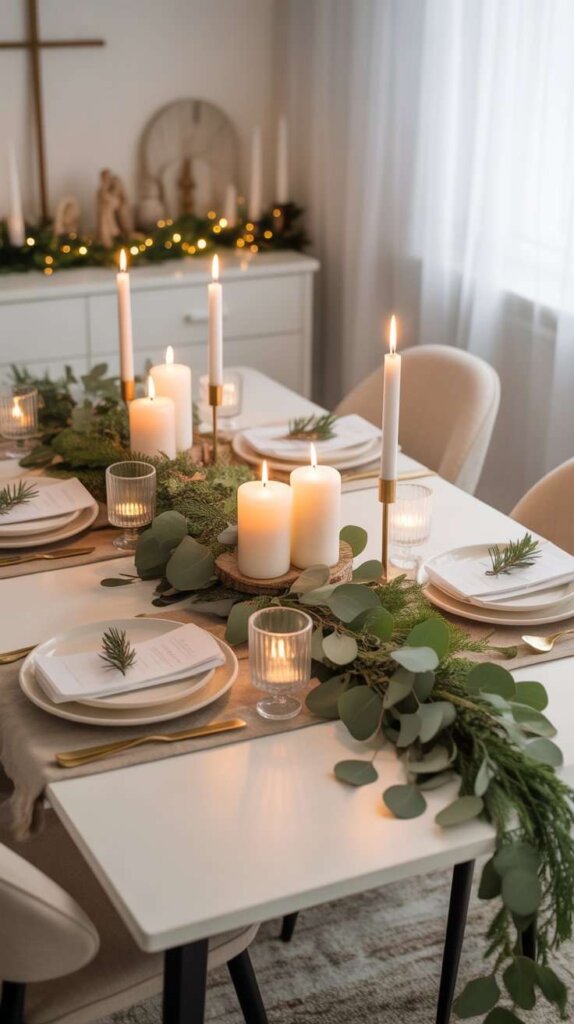 Neutral Tones with a Touch of Green