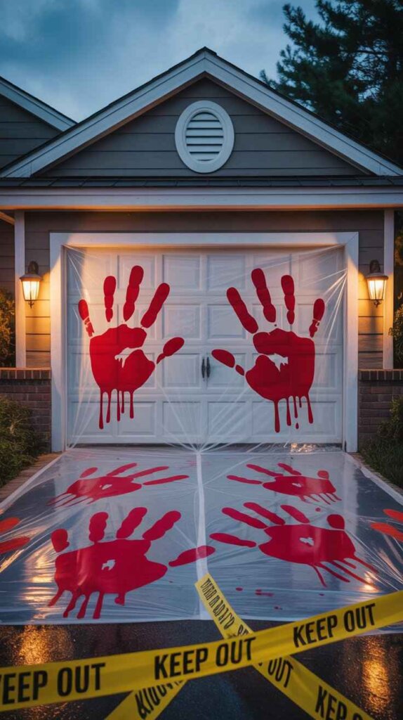 Bloody Handprint Garage