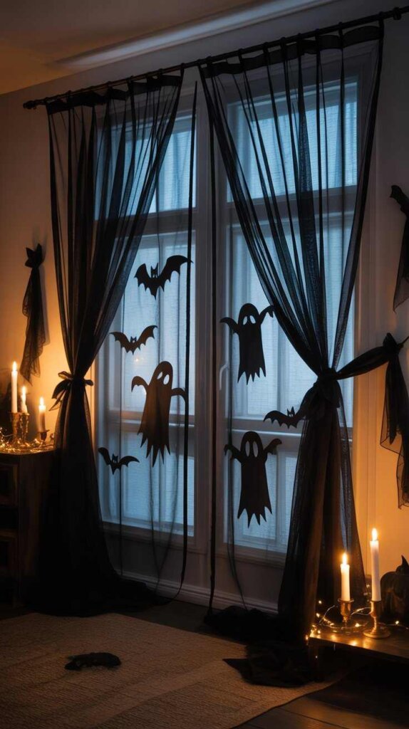 Creepy Curtain Shadows