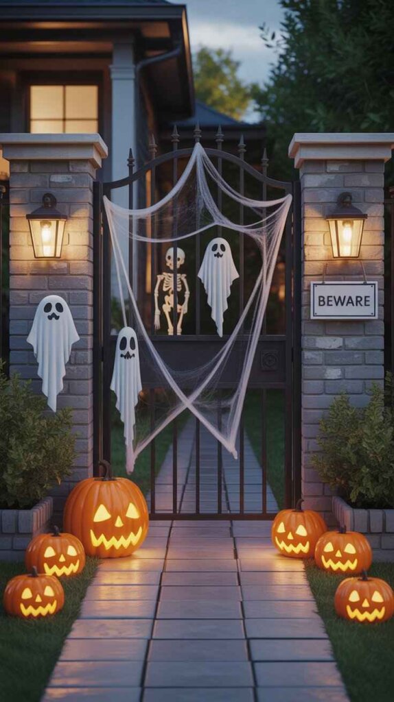 Spooky Front Gate Entrance
