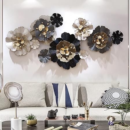 Metal Flower Wall Decor