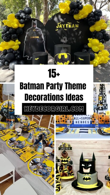 Batman Party Theme Decorations for Epic Fun
