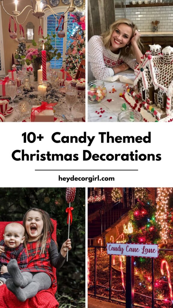 Candy Themed Christmas Decorations