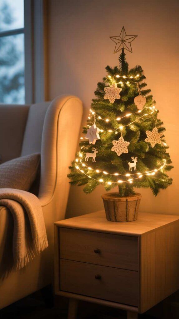 Cozy Tabletop Christmas Tree