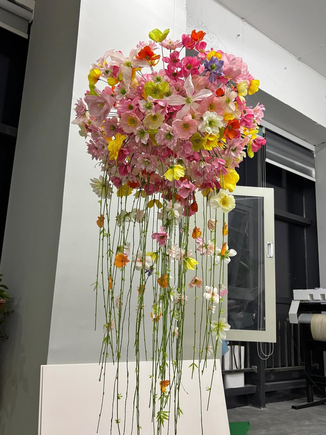 Plastic Flower Decoration