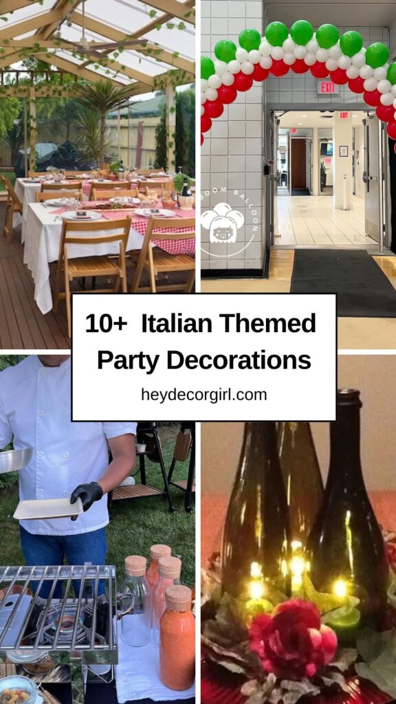 Italian Themed Party Decorations
